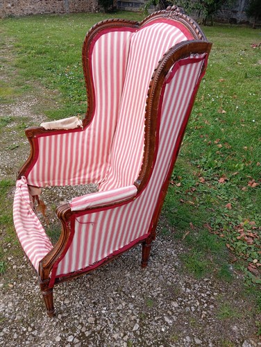 Fauteuil bergere haut - fauteuil,