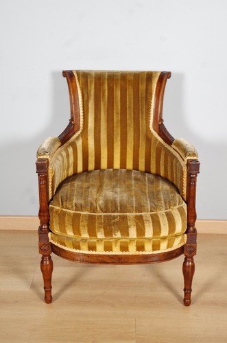 Bergère directoire noyer - directoire,